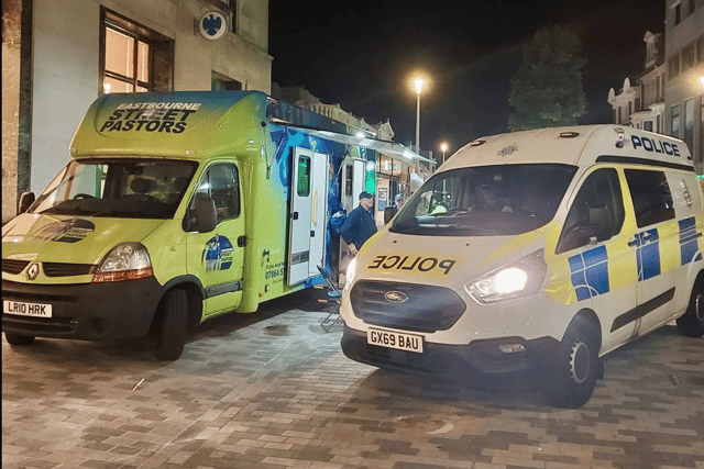 Eastbourne Police patrol streets to tackle violence against women and girls.