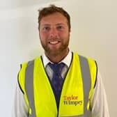 Luke Williams, Site Manager at the Taylor Wimpey’s Hazel Rise development in Crawley Down