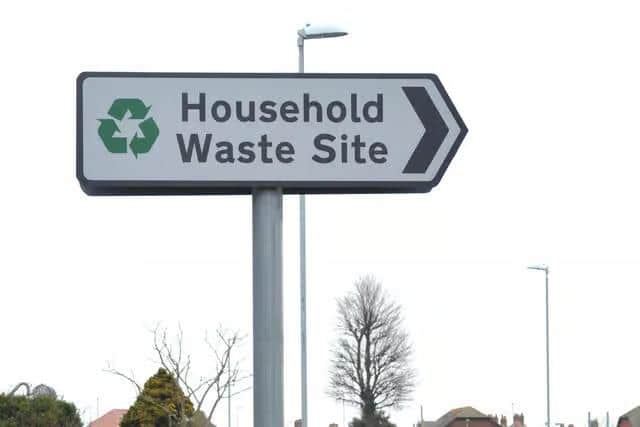 The new system will require residents to book a half-hour timeslot at refuse sites. Pic: Staff