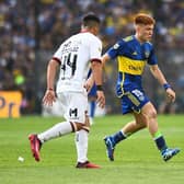 Valentin Barco of Boca Juniors is closing in on a move to the Premier League with Brighton