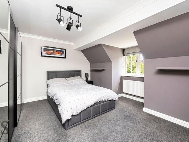 There are five well-proportioned bedrooms, two with built-in wardrobes