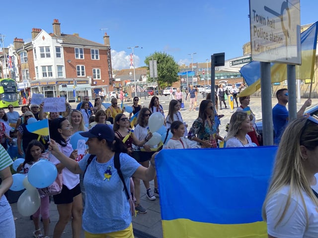 Ukraine's Independence Day in Eastbourne