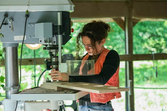 Former Eastbourne student finishes runner-up in Channel 4's Handmade: Britain’s Best Woodworker - Chloe Hook (photo from East Sussex College)