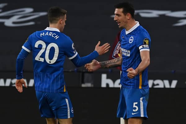 March and Dunk have been in fine form for Roberto De Zerbi's team, who are seventh in the Premier League and battling for European qualification.