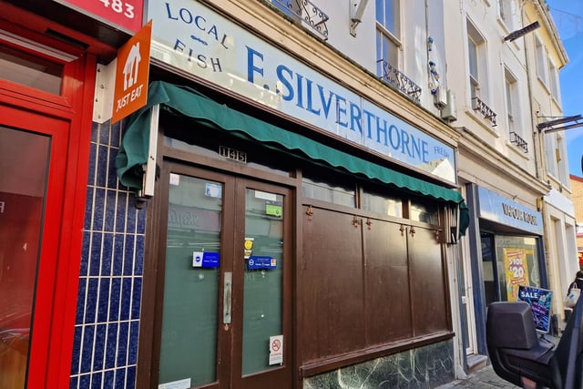 F. Silverthorne the fishmongers has been in Montague Street for 115 years