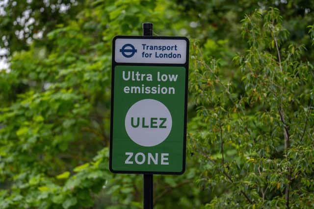 Ultra Low Emission Zone in London (Photo by Carl Court/Getty Images)