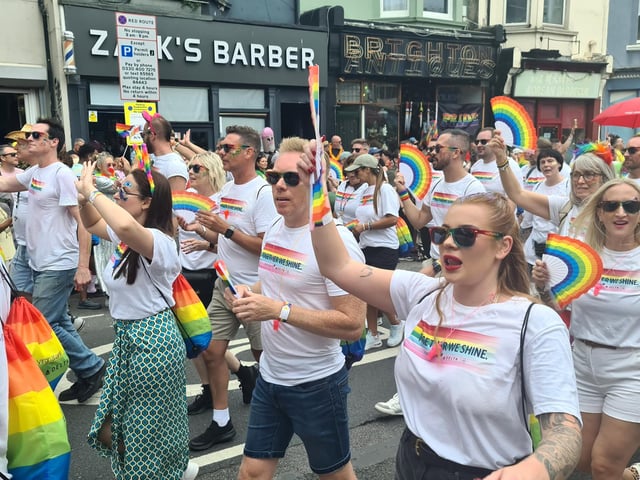 Brighton & Hove Pride 2024 took place from Friday to Monday, August 2-5. Picture by Sussex World photographer