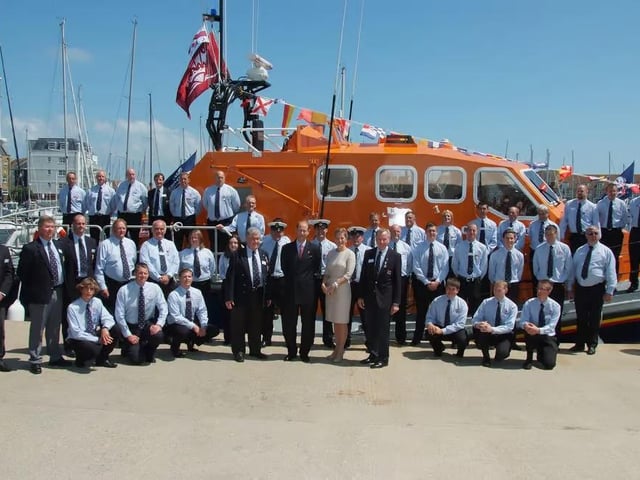 Eastbourne Looking Back: Earl and Countess of Wessex name the town's new lifeboat in 2012