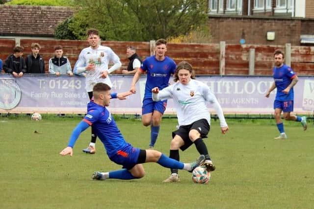 Pagham and Midhurst play out a 1-1 SCFL premier division draw at Nyetimber Lane | Picture: Roger Smith