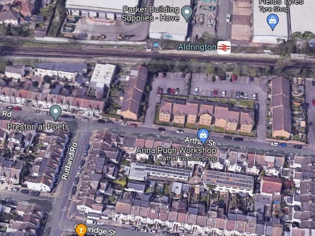 In Aldrington, homes sold for an average of £576,000 in 2022.