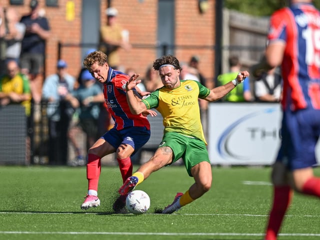 Horsham FC earned a well-deserved point against National League South leaders Dagenham & Redbridge at the Fusion Aviation Community Stadium on Saturday