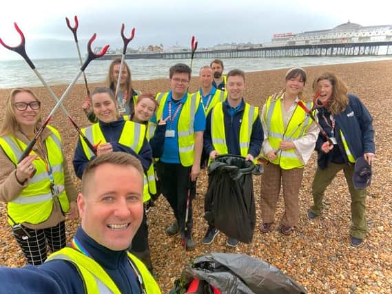 SEA LIFE Brighton beach cleaners 