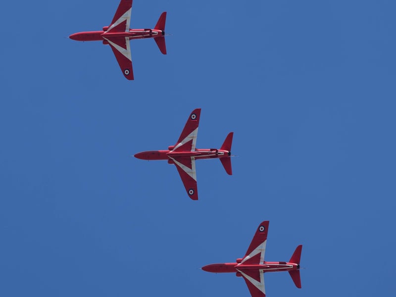 RED ARROWS GOODWOOD FESTIVAL OF SPEED 2025 : Red Arrowd at FoS 2025