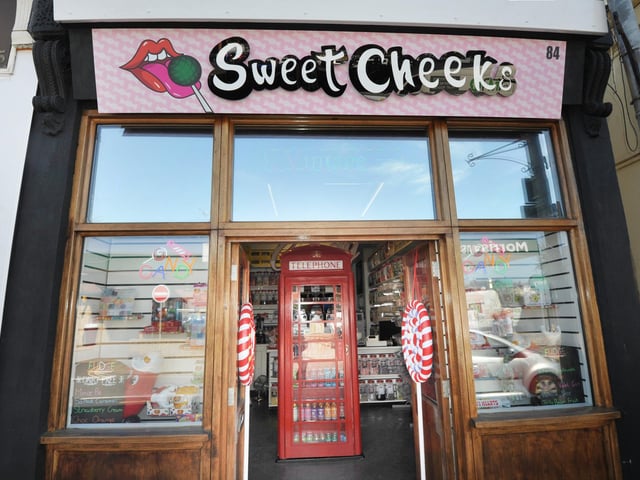 Sweet Cheeks, a new retro sweet shop in Queens Road, Hastings.