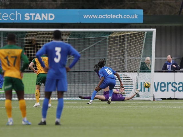 Isthmian Premier action from Horsham's dramatic home win over Wingate & Finchley on Saturday