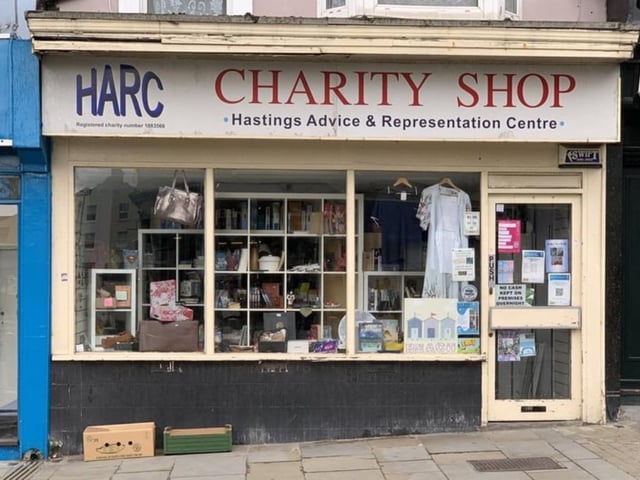 The St Leonards charity shop where the painting was first sold