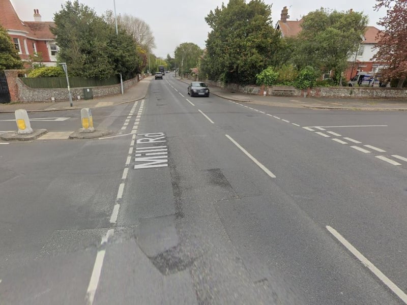 Three potholes, each about 12cm deep and a metre long, have been reported on Mill Road, Worthing, at the junction of West Avenue. The report said: "They are difficult to see in the dark and rain, and hard to avoid when travelling along Mill Rd or turning into/out of West Ave."