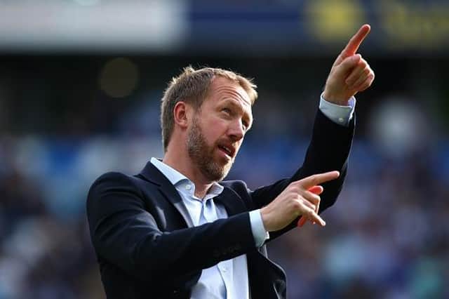 Brighton and Hove Albion head coach Graham Potter guided his team to ninth place in the Premier League