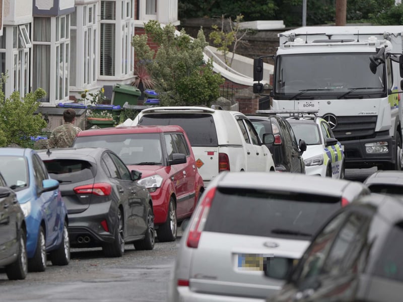 Police said the Explosive Ordnance Disposal team has been called in