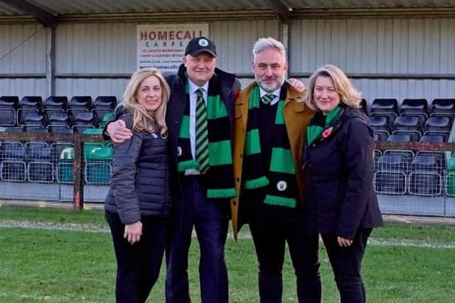 The new four-strong owners' group at Burgess Hill Town | Picture: BHTFC
