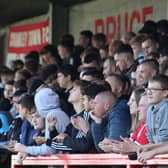 It was an impressive crowd at the Broadfield Stadium yesterday. Picture by Cory Pickford