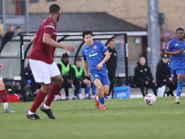 Action from Worthing's National League South defeat at Chelmsford