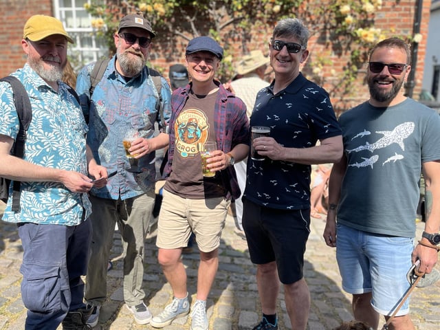 The Duck Pond Sailors performing in Arundel in May 2023