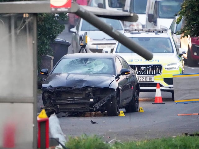 Police said a black Jaguar was travelling southbound on the A27 Lewes Road in Brighton when it hit a pedestrian who was waiting at the bus stop, about 11.56pm on Wednesday, September 6.