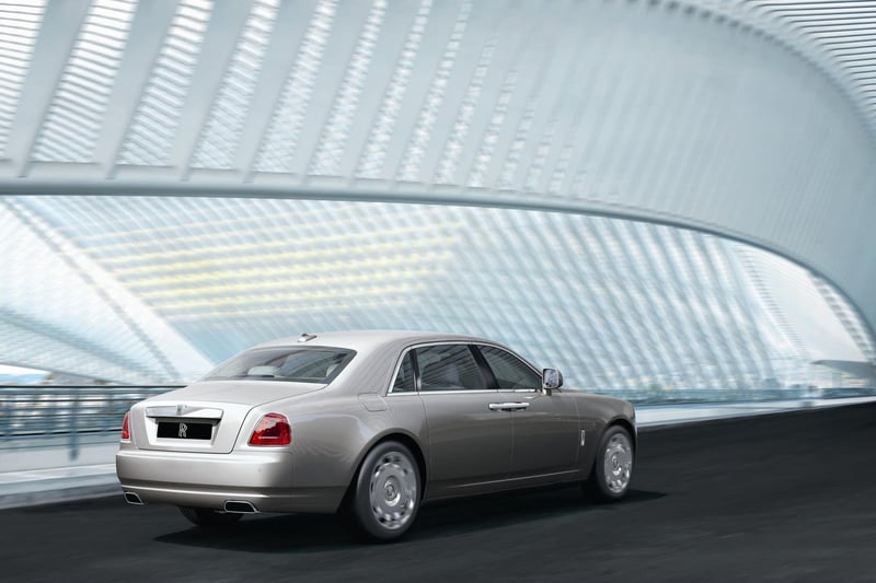 Ghost Extended, 2011: Responding to feedback from clients who prefer to be chauffeur-driven, Rolls-Royce introduced an Extended version of Ghost, offering additional space and comfort for rear-seat passengers while maintaining the motor car’s more focussed driving characteristics.