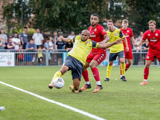 Action from Worthing v Eastbourne Borough