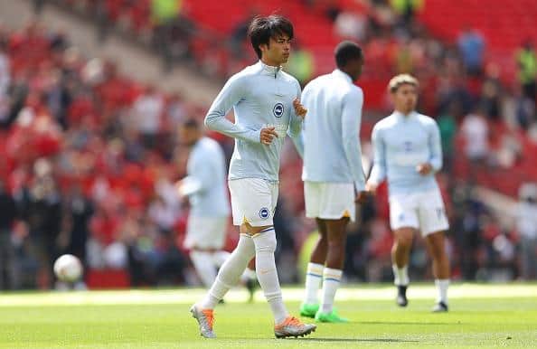 Kaoru Mitoma impressed after coming on as a second half substitute during Brighton's 0-0 draw with Newcastle United in the Premier League