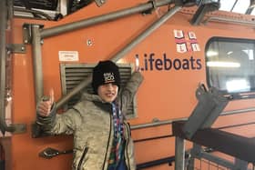 Nathan, pictured at the Selsey RNLI centre.