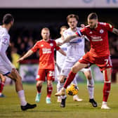 It wasn’t a happy Christmas for Crawley Town who were beaten by in-form AFC Wimbledon at the Broadfield Stadium tonight (Friday, December 22). Photo: Eva Gilbert Photography