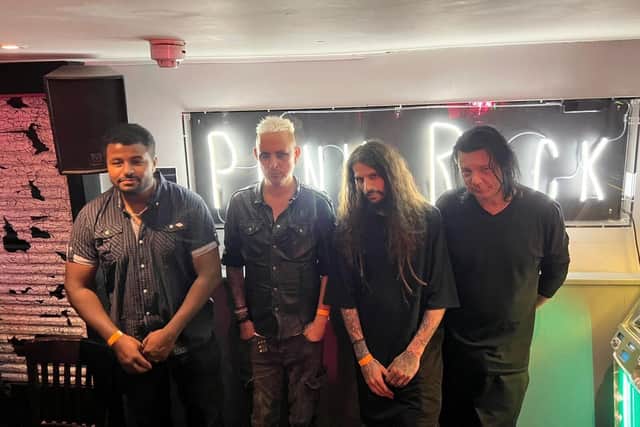 Pictured: IAMWARFACE prior to their headline show at 'The Pipeline' in Brighton