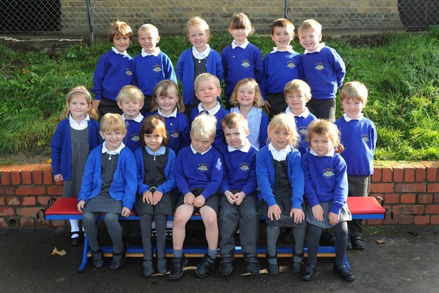 New pupils at Balcombe C of E Primary School in 2010
