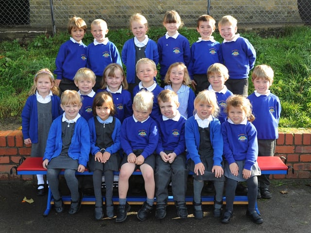 New pupils at Balcombe C of E Primary School in 2010