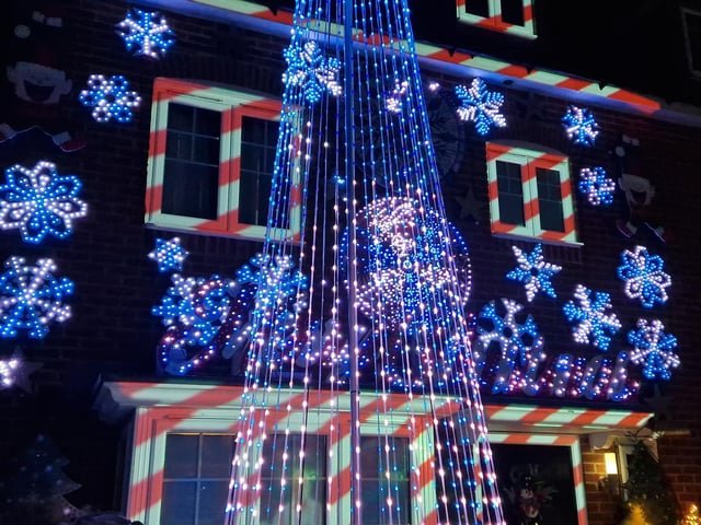Hundreds of people turned out to see the switch on of Christmas lights in Worthing, with Santa giving out treats for all the children