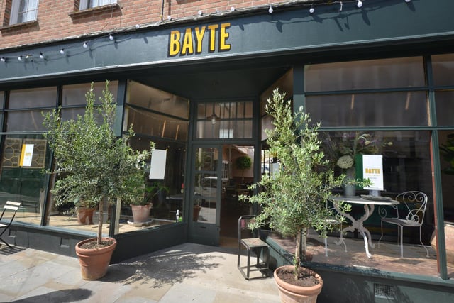 BAYTE, a new restaurant in Kings Road, St Leonards, is opening on July 29 2023. It's at the location where Kings Road Antiques used to be.
