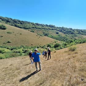Conservation charity Buglife has received a £1,500 donation from Barratt Homes and David Wilson Homes to support efforts to protect one of the UK’s rarest insects in the Sussex South Downs. Picture: Barratt Homes and David Wilson Homes