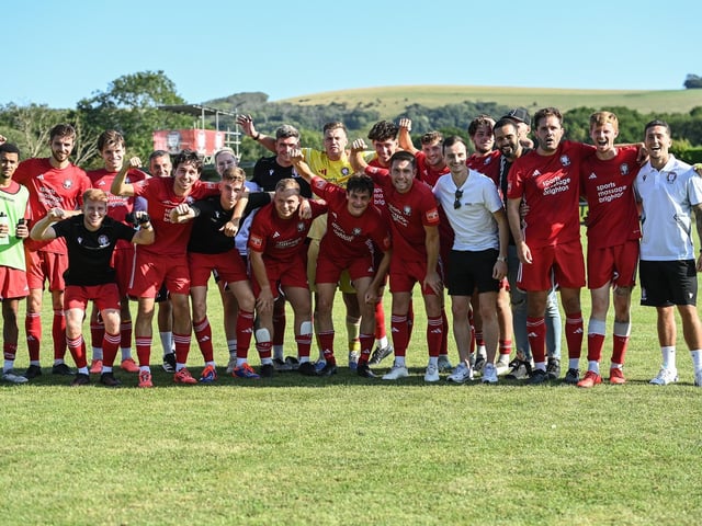 Action photos of Isthmian League Hassocks FC Vs Herne Bay FC : Hassocks FC v Herne Bay FC, Isthmian south east division