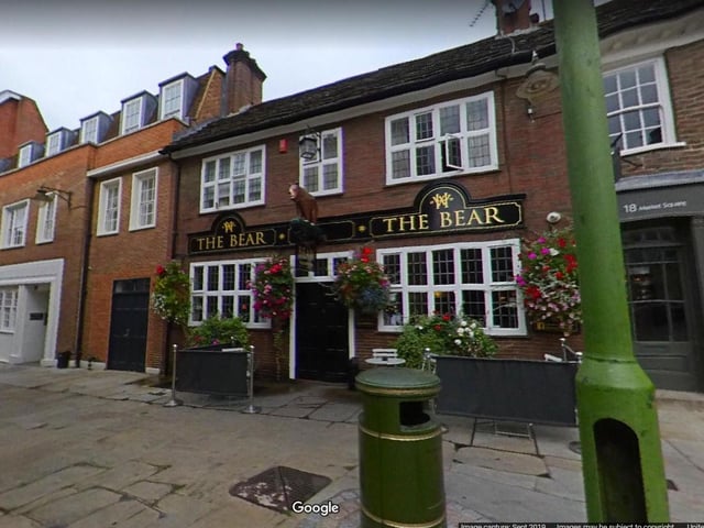 17 Market Square, Horsham RH12 1EU. 4.3 stars on Google Reviews. One reviewer said, "Great little pub. A very good selection of beers and the landlord and the whole staff are extremely cheerful and welcoming."