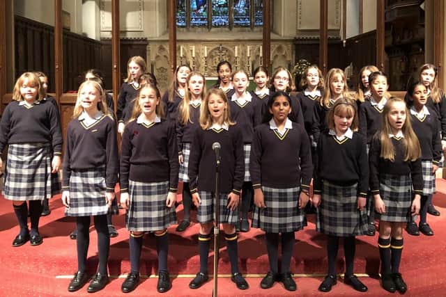 Burgess Hill Girls Prep school pupils performing at St John the Evangelist Church