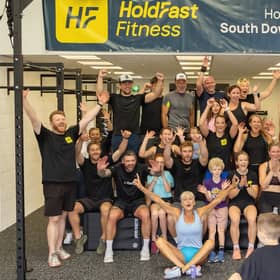 Staff and members at HoldFast Fitness