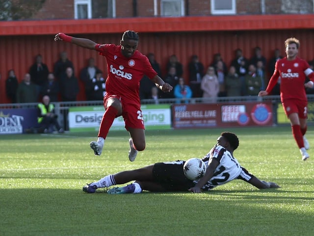 Worthing take on Bath City in front of the TNT Sports cameras at Woodside Road