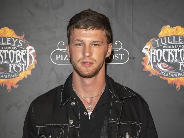 Jack Buchanan attends Tulleys Shocktober Fest at Tulleys Farm on September 30, 2022 in Crawley, England. (Photo by Stuart C. Wilson/Stuart Wilson/Getty Images for Tulleys Shocktober Fest):
