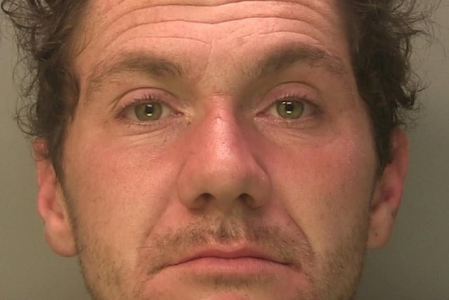 Sussex Police said officers are searching for Ben Tullett, 30, who is ‘wanted on recall to prison’.