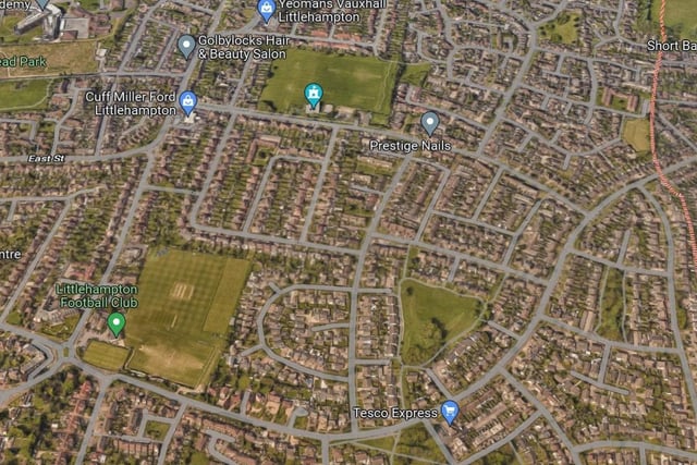 The Littlehampton East neighbourhood recorded an air quality score of 0.84