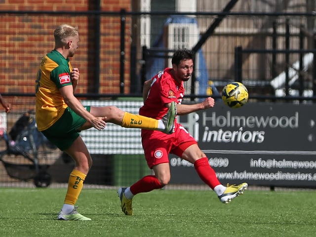 Action from Worthing FC's 3-0 friendly win at Horsham
