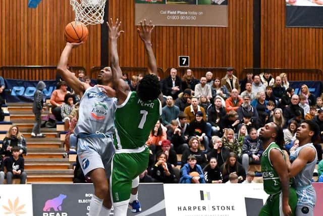 Worthing Thunder on the attack in their win over Westminster | Picture: Gary Robinson