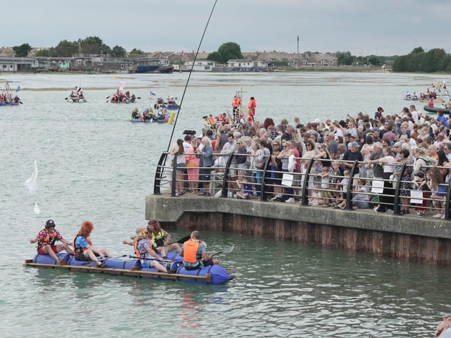 Shoreham came together for a fun event on the water at the popular charity Raft Race on Saturday (July 26).